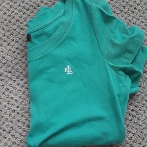 Teal polo shirt